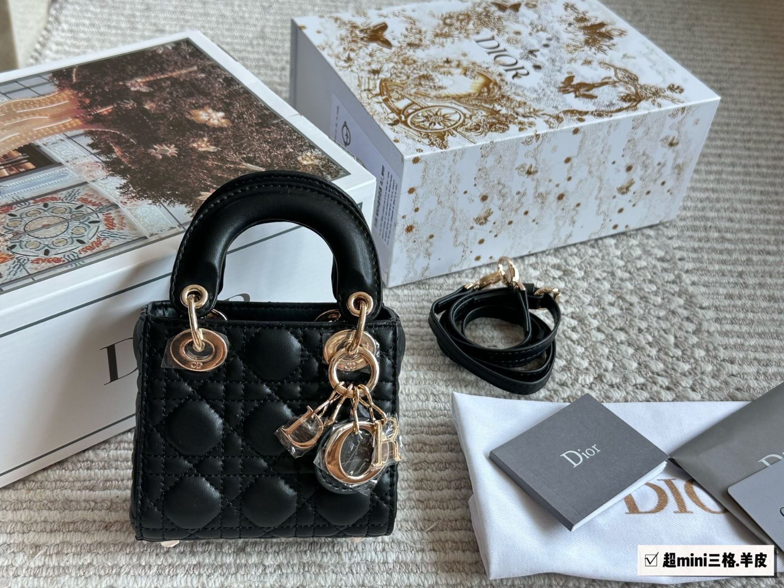 【今日特価】Dior Lady Dior ディオール レディー ディオール ミニ-WTO輸入2