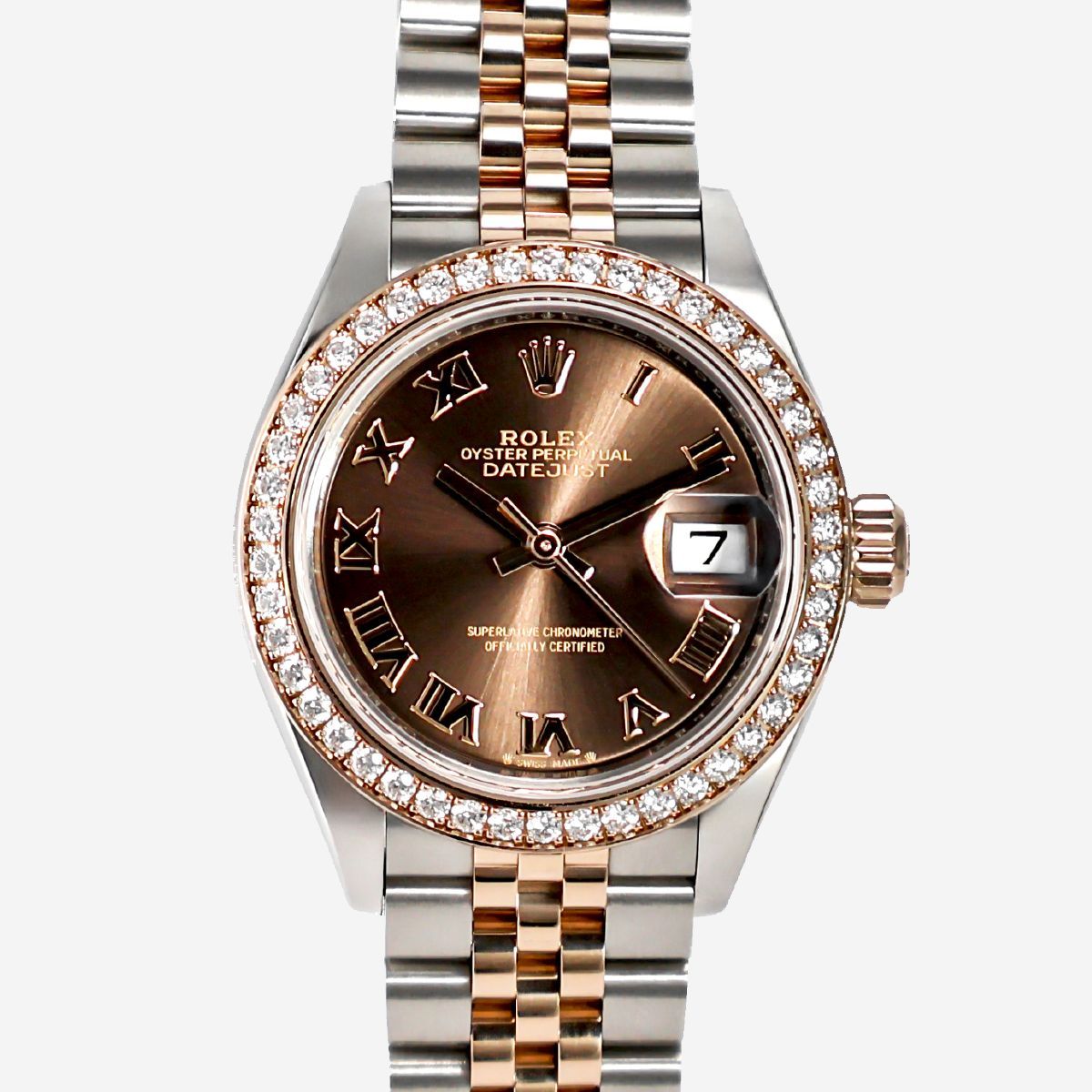 【ROLEX】ロレックス デイトジャスト28 279381RBR チョコレートブラウン 中古