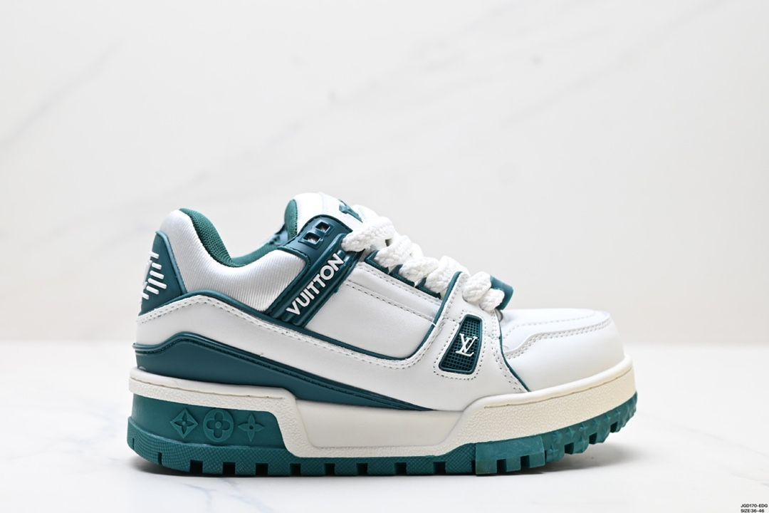 【LVルイ・ヴィトン】Trainer Maxi Low Sneaker パンブレッド マキシシリーズ ローカット カジュアル スポーツ バスケットシューズ01