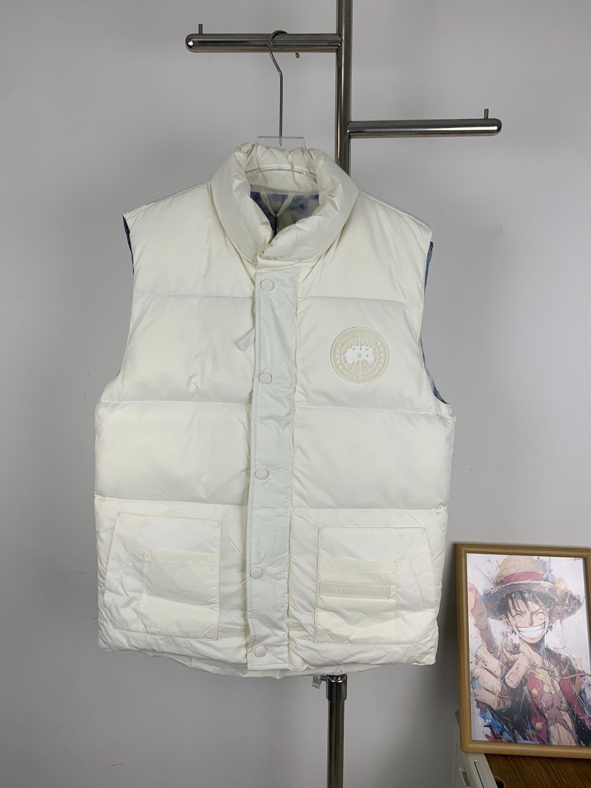 Canadagoose/カナダグース ホワイトレーベル グレイシャーダウンベスト