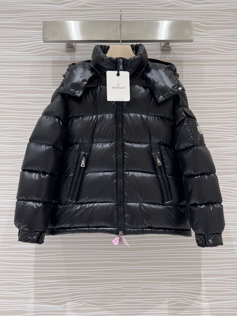MONCLER2022秋冬新作レディースマイレジッパーフード付きナイロンウォームダウンジャケット
