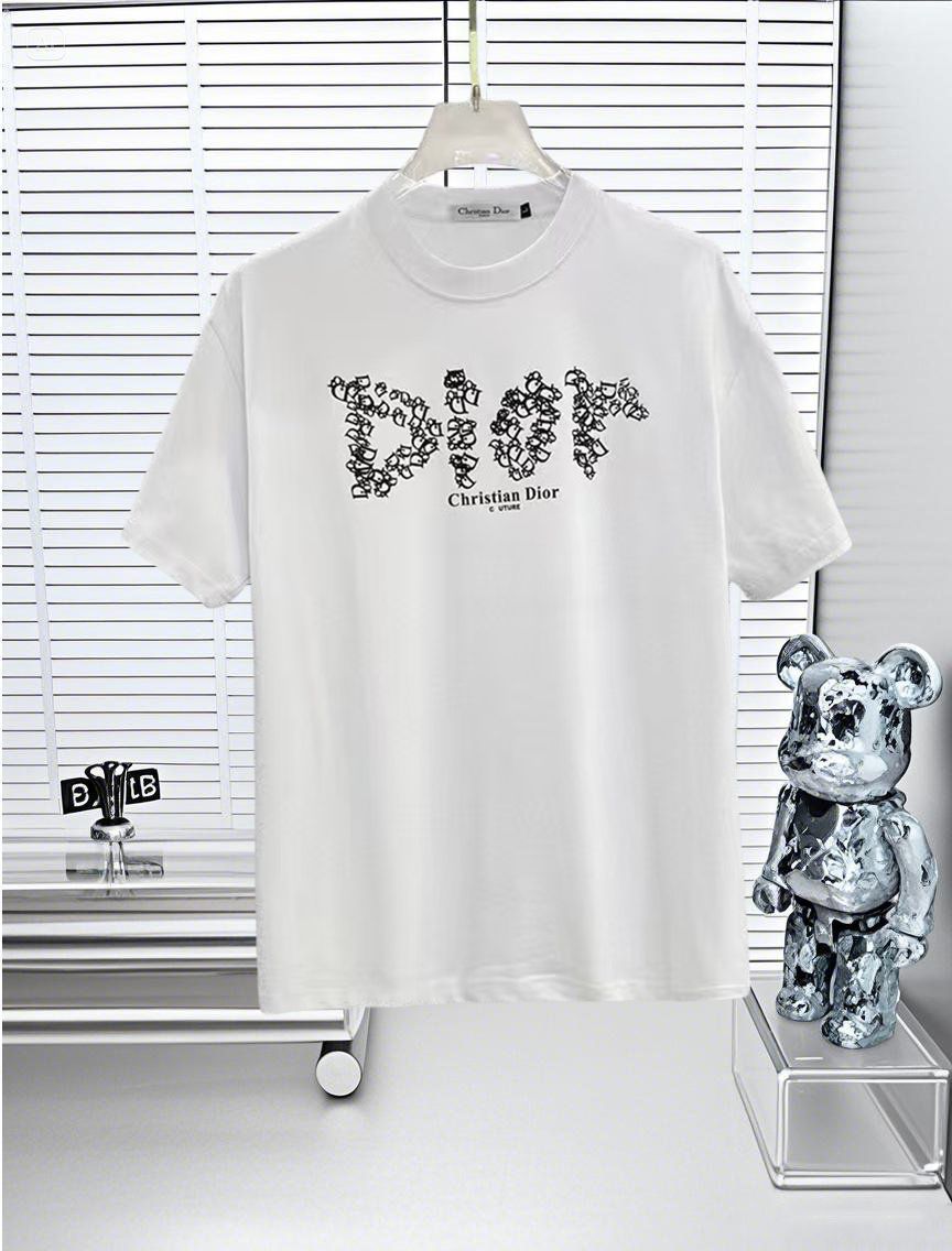 【今日特価】DIOR ディオール 25SS プレミアムロゴプリント T シャツ