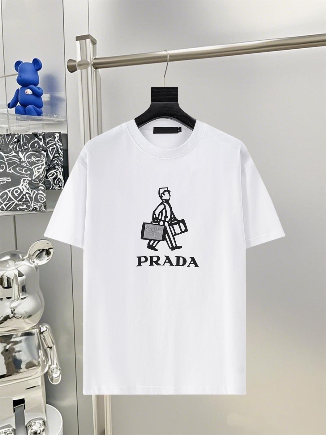 【今日特価】Prada 2025SS Premium Printed T-Shirt