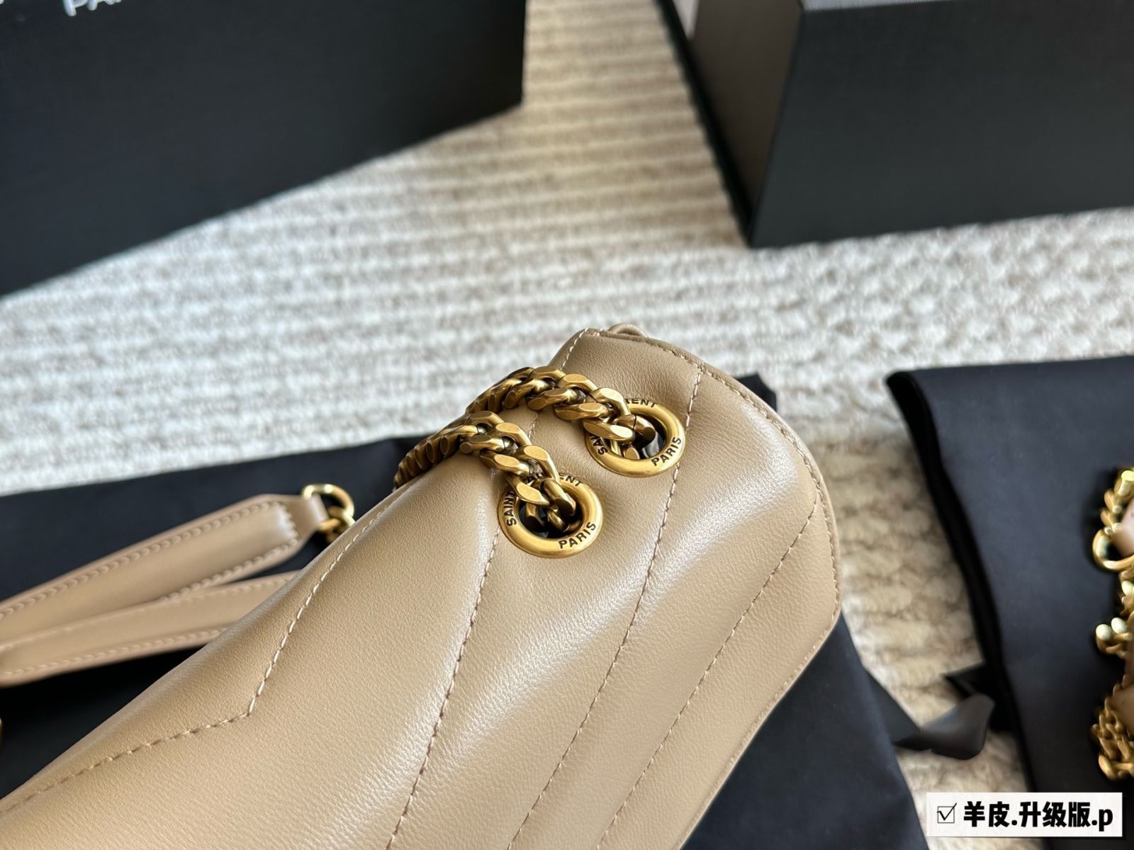 SAINT LAURENT 2025早春 ルルー ラムスキンバッグ ? シュプリームステッチ仕様 [本日特価|新品未使用品]