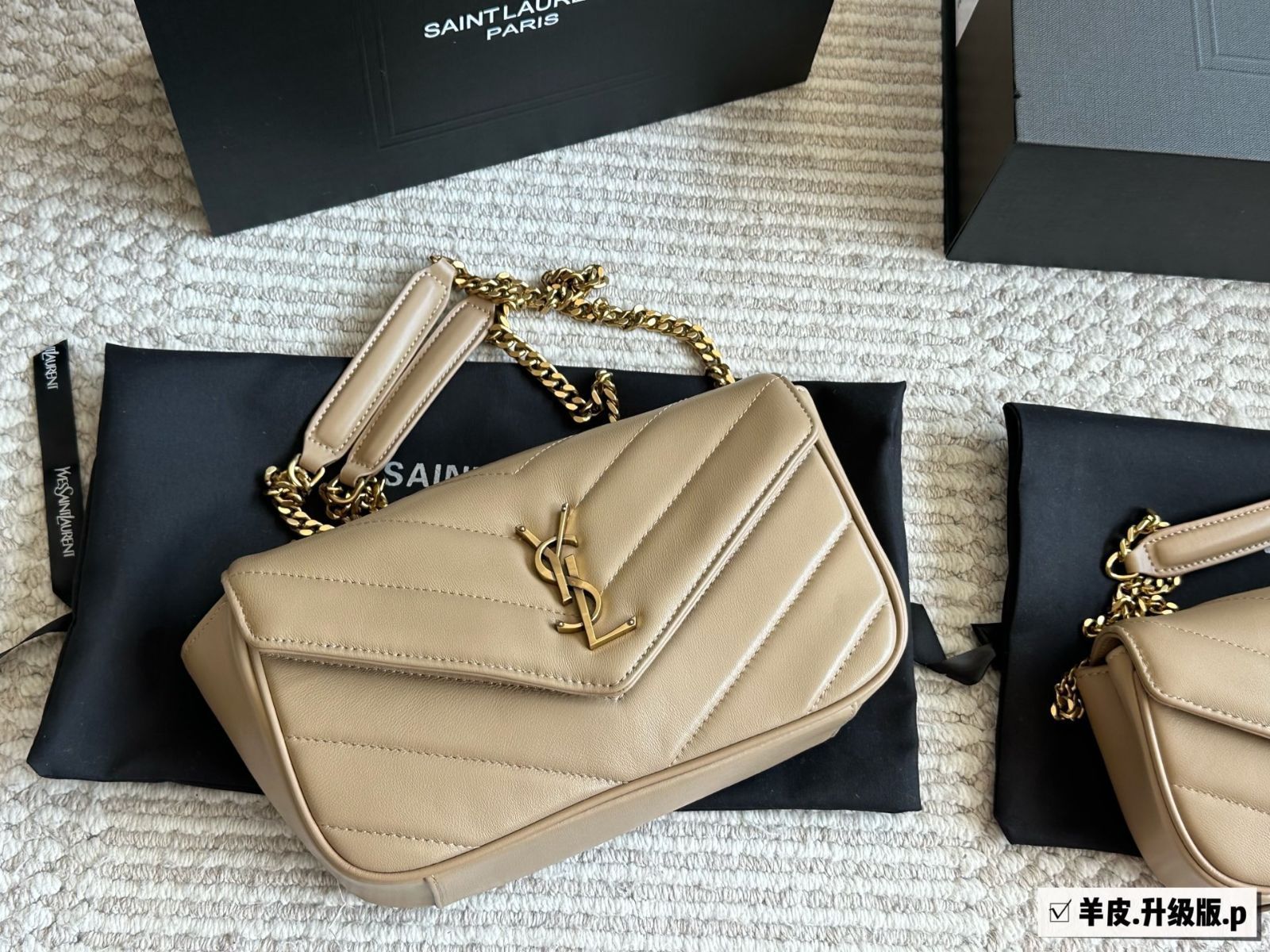 SAINT LAURENT 2025早春 ルルー ラムスキンバッグ ? シュプリームステッチ仕様 [本日特価|新品未使用品]