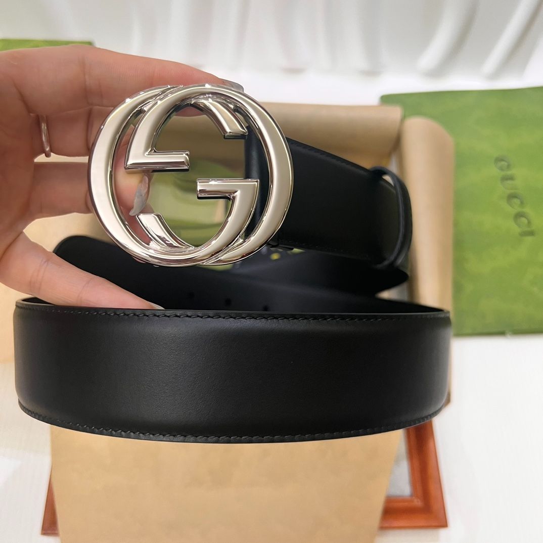【今日特価】Gucci 2024 年式 3.8cm 幅 輸入生地 & 本革ベルト-2 【今日特価】Gucci 2024 年式 3.8cm 幅 輸入生地 & 本革ベルト-2
