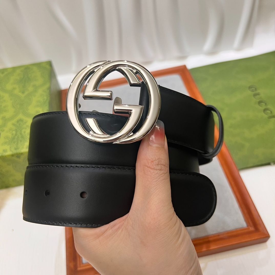 【今日特価】Gucci 2024 年式 3.8cm 幅 輸入生地 & 本革ベルト-2 【今日特価】Gucci 2024 年式 3.8cm 幅 輸入生地 & 本革ベルト-2