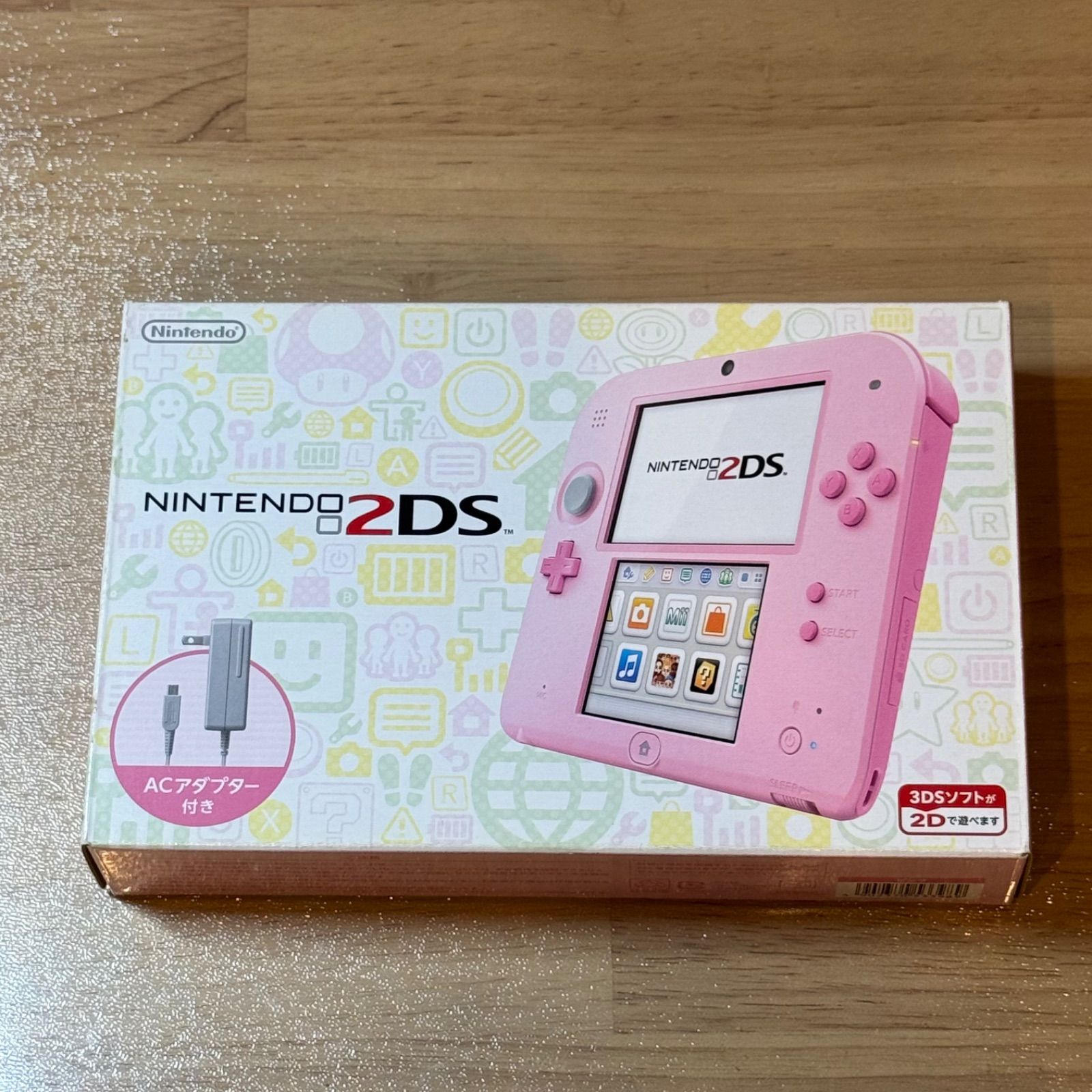 6-063【状態良・完品】ニンテンドー2DS ピンク 箱付き