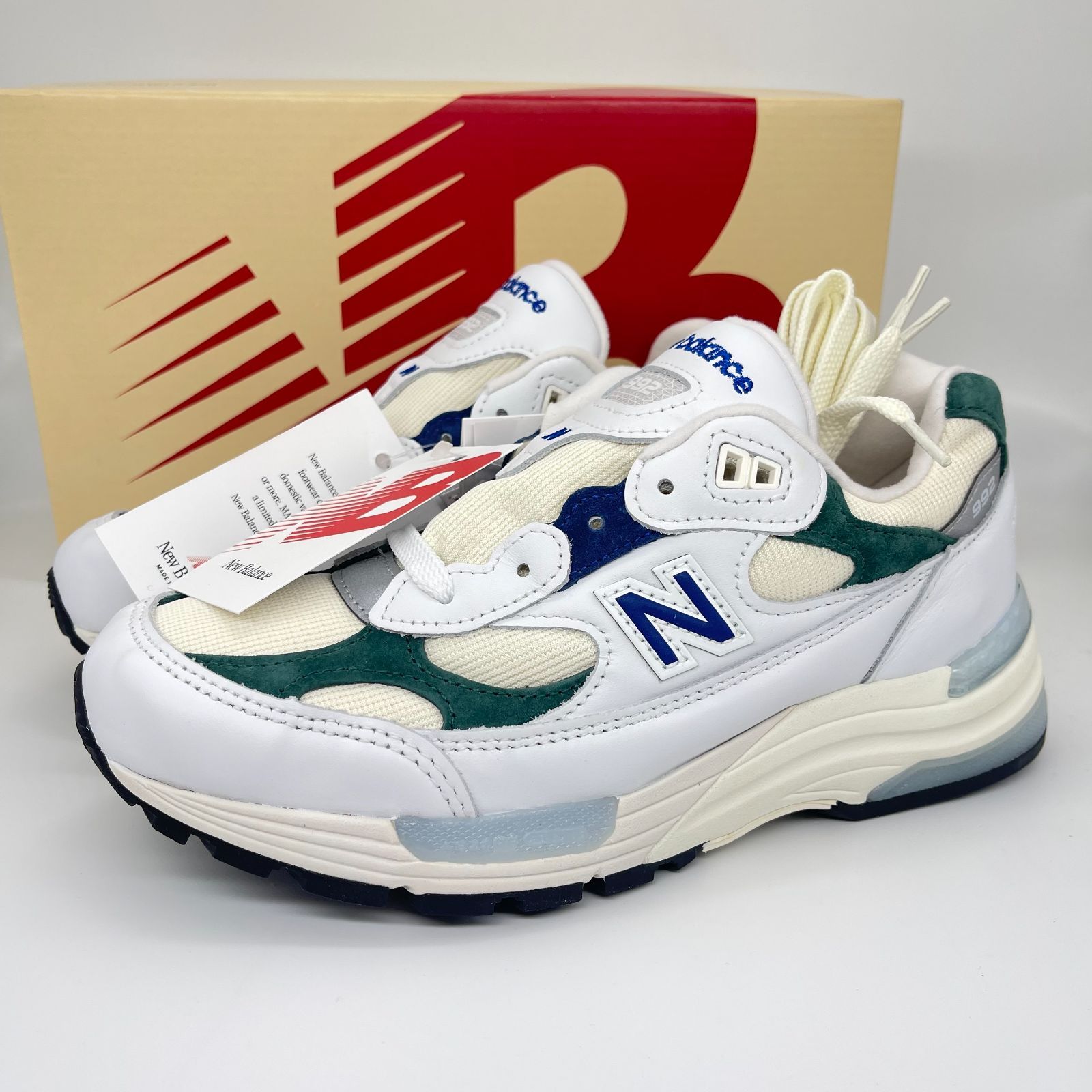 新品 New Balance ニューバランス made in USA 992 U992GB 23.5cm