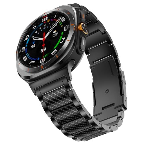 47mm バンド チタン製 Samsung Galaxy Watch Ultra 47mmに対応 チタン製 時計バンド 耐久性 軽量 交換バンド アレルギーフリー ストラップ 調節工具付き コンパチブルGalaxy Watch Ultra 4 08273bf8