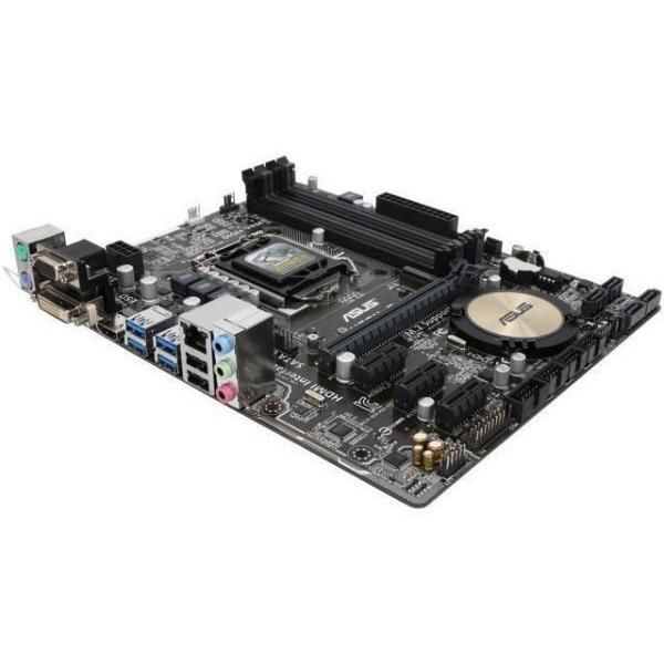 ASUS H97M-E Intel H97 LGA1150 DDR3-1600 32GB M.2 SATA Intel Gigabit Ethernet HDMI DVI