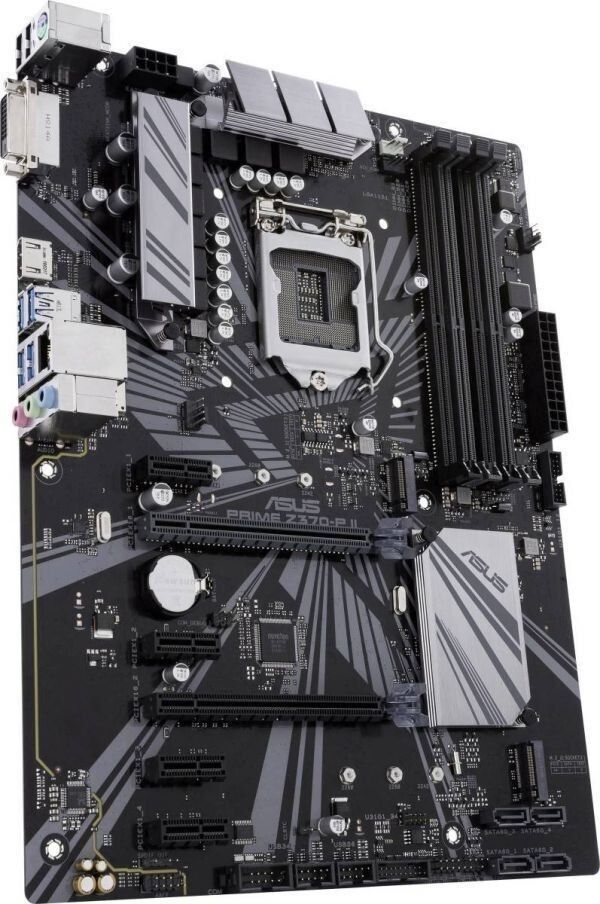 ASUS PRIME Z370-P II Intel Z370 LGA1151 DDR4-4000 64GB M.2 SATA HDMI DisplayPort Gigabit Motherboard