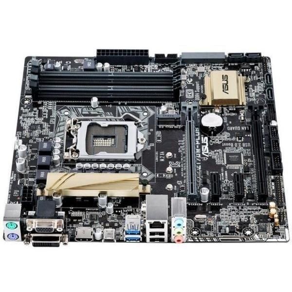 ASUS Z170M-PLUS Intel Z170 LGA1151 DDR4-2133 64GB M.2 SATA Gigabit LAN HDMI DVI-D Motherboard