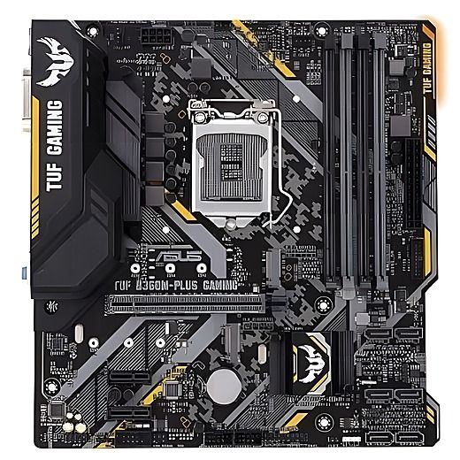 ASUS TUF B360M-PLUS Gaming Intel B360 LGA1151 DDR4-2666 64GB M.2 SATA Gigabit LAN HDMI Motherboard