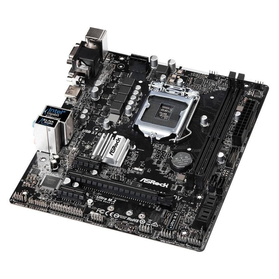 ASRock B360M-HDV Intel B360 LGA1151 DDR4-2666 32GB M.2 SATA