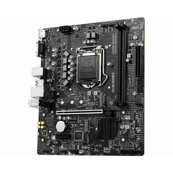 MSI H510M BOMBER Intel H510 LGA1200 DDR4-3200 64GB M.2 SATA Realtek Gigabit LAN HDMI VGA Motherboard