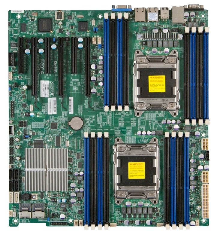 Supermicro X9DR3-F X9DRi-F Intel C602 LGA2011 DDR3-1600 512GB SATA M.2 Dual Gigabit LAN VGA Motherboard