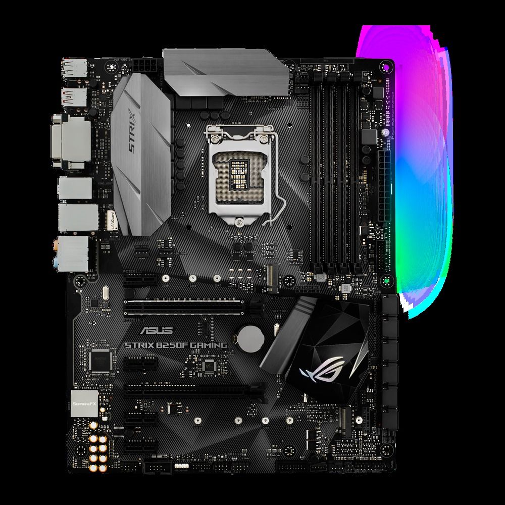 ASUS ROG Strix B250F Gaming Intel B250 LGA1151 DDR4-2400 64GB M.2 SATA PCIe 3.0 x16 HDMI Motherboard