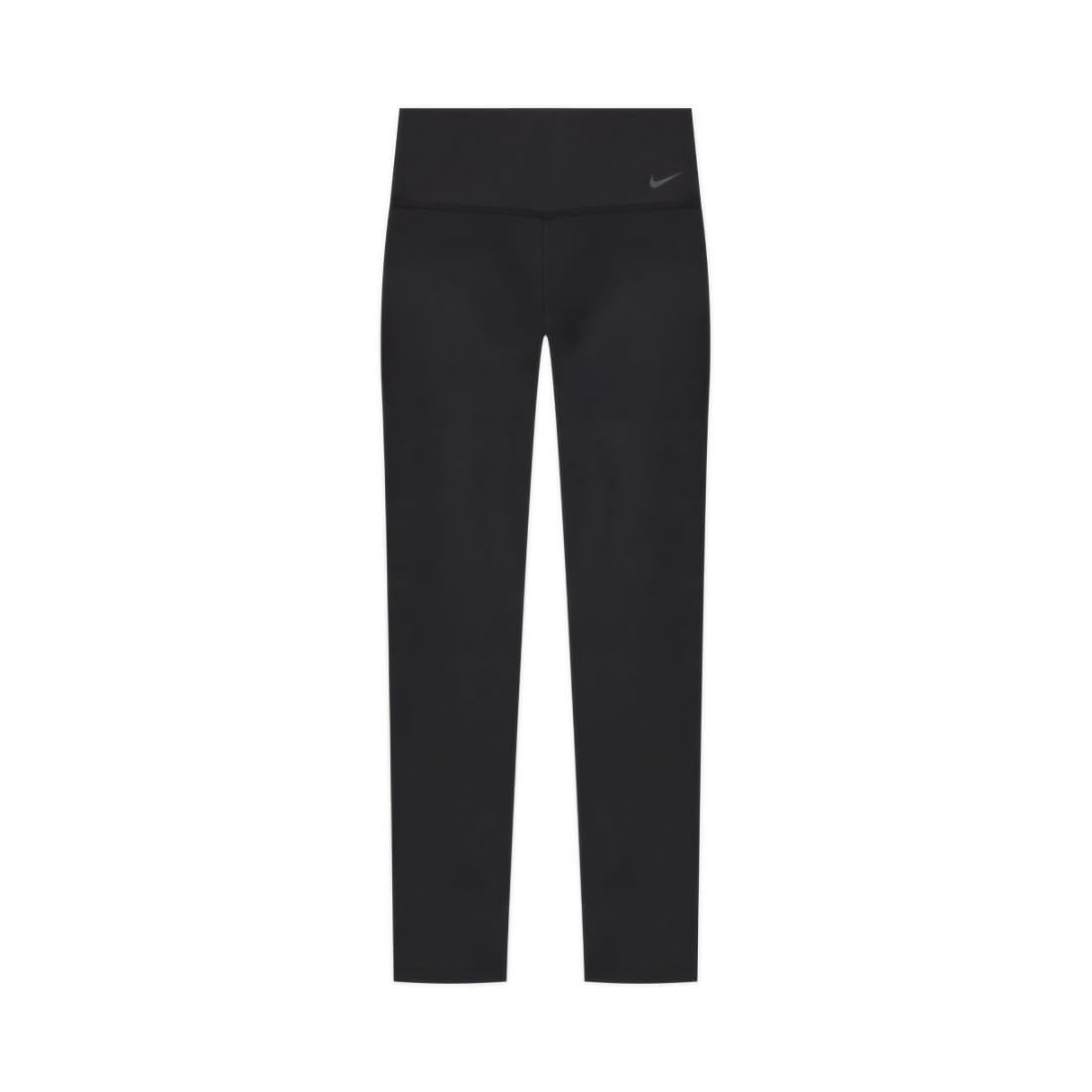 [ナイキ] パワー レギンス トレーニングパンツ ウィメンズ レディース DM1192-010 ブラック 黒 Dri-FIT 吸汗速乾 ストレッチ ミッドライズ スリムフィット スポーツウェア ジム フィットネス ヨガ [010：ブラック/ブラック] [XL]