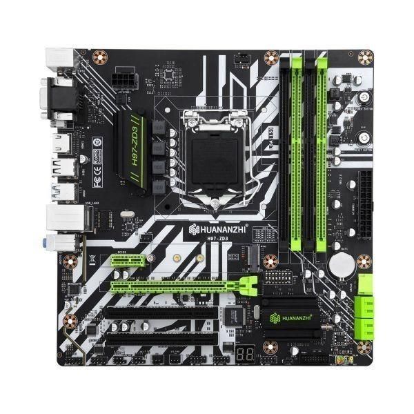 Huanan H97-ZD3 Intel H97 LGA1150 DDR3 PCIe 3.0 SATA3.0 GbE Motherboard