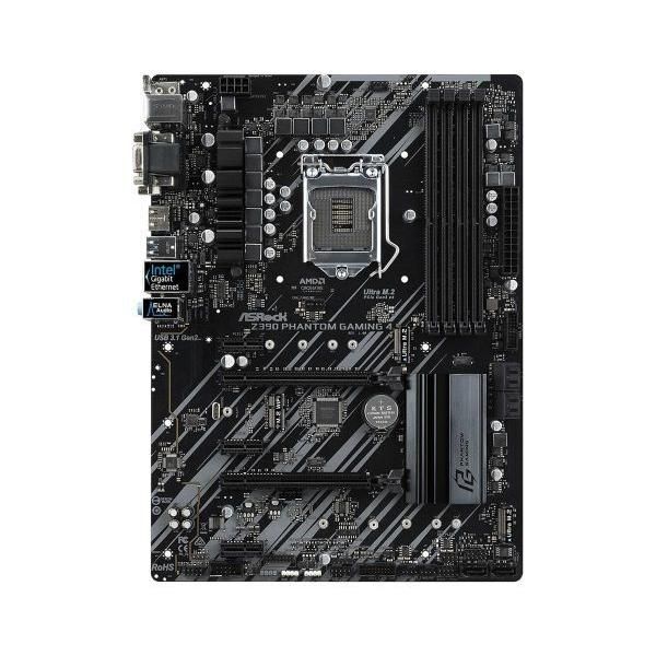 ASRock Z390 Phantom Gaming 4 Intel Z390 LGA1151 DDR4-4266 64GB M.2 SATA Gigabit LAN HDMI