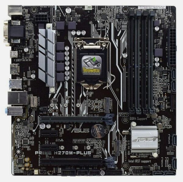 ASUS PRIME H270M-PLUS Intel H270 LGA1151 DDR4-2400 64GB M.2 SATA Intel Gigabit Ethernetマザーボード
