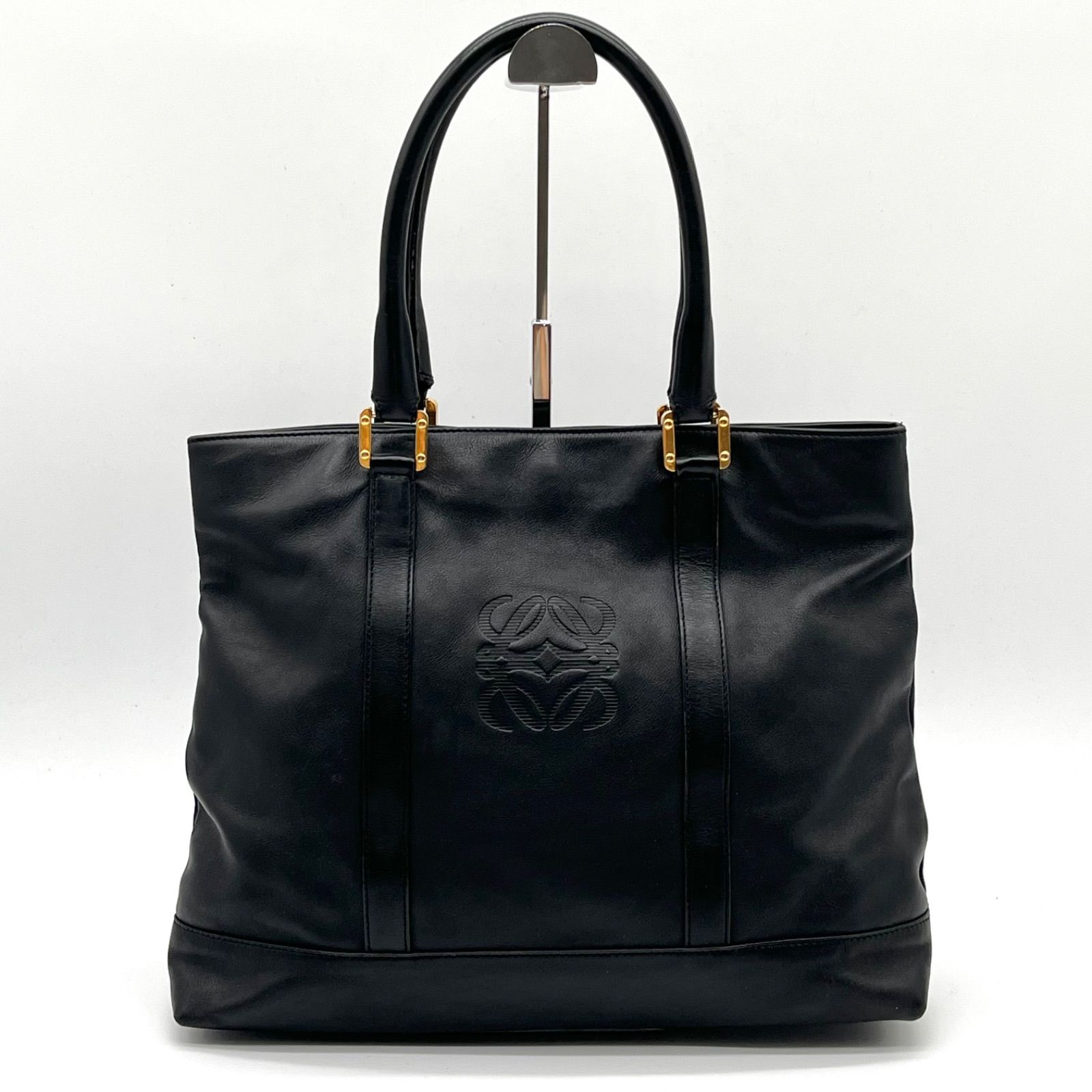 美品◎LOEWE ロエベ アナグラムロゴ トートバッグ ショルダーバッグ A4