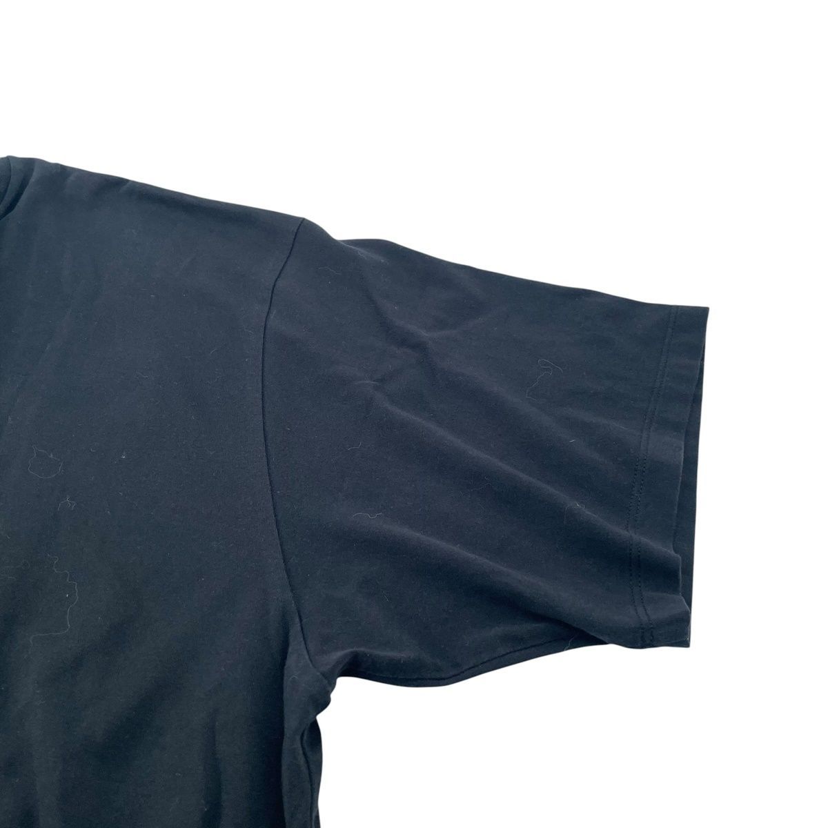 中古】CELINE セリーヌ スタッズロゴTシャツ 黒 2X687501F サイズ:XXL 