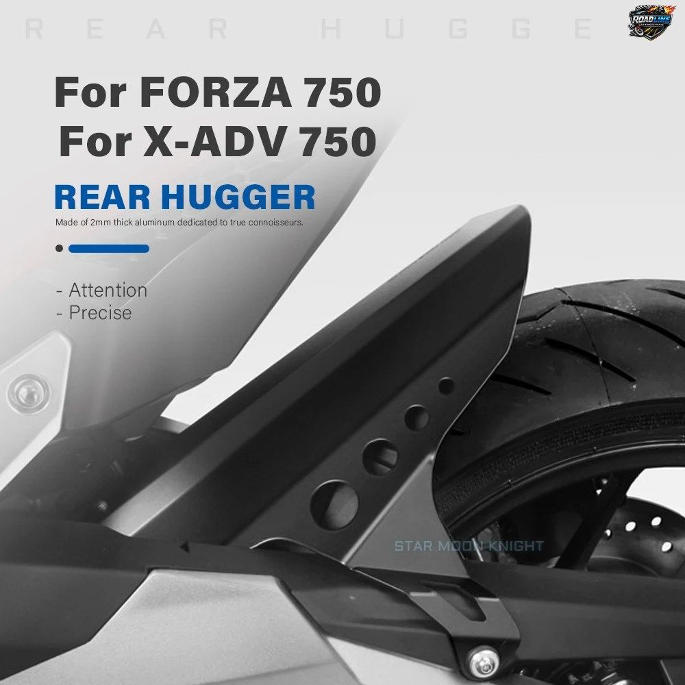 ホンダ X-ADV 750 X ADV 2017- および FORZA 750 2022-2023 用 オートバイ用アルミ製リアマッドガード フェンダー スプラッシュプロテクタ