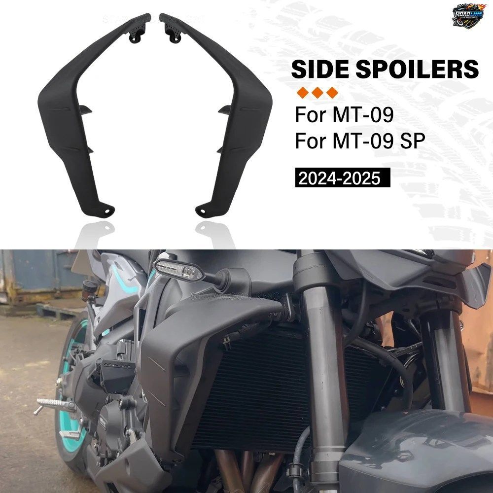 ヤマハ MT09 GEN 4 MT-09 SP 2024 2025 スポーツ ダウンフォース ネイキッド サイドスポイラー エアロダイナミック ウィング ディフレクタ