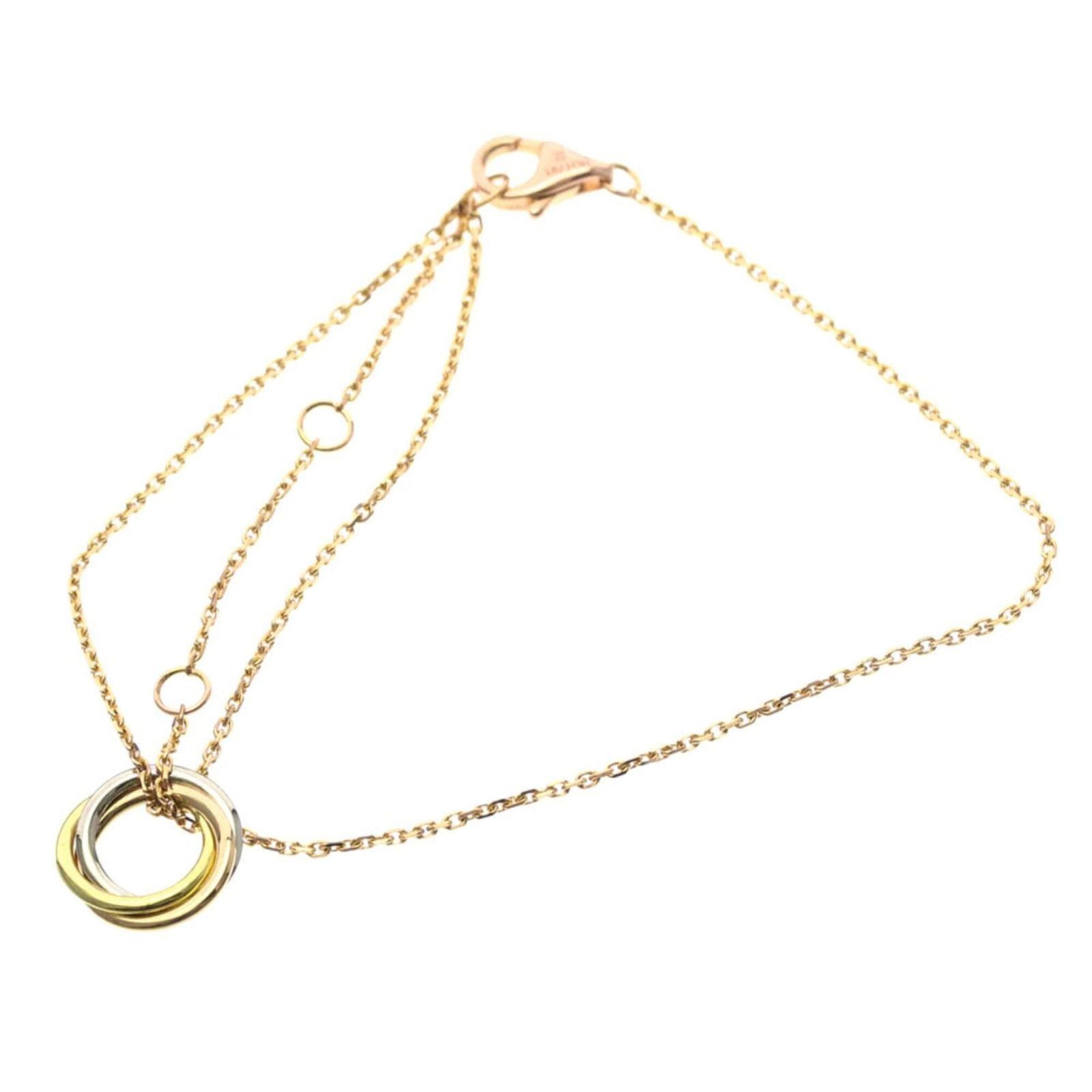 カルティエ(Cartier) ベビートリニティ ブレスレット K18イエローゴールド(K18YG),K18ピンクゴールド(K18PG),K18ホワイトゴールド(K18WG) 無し チャームブレスレット ゴールド