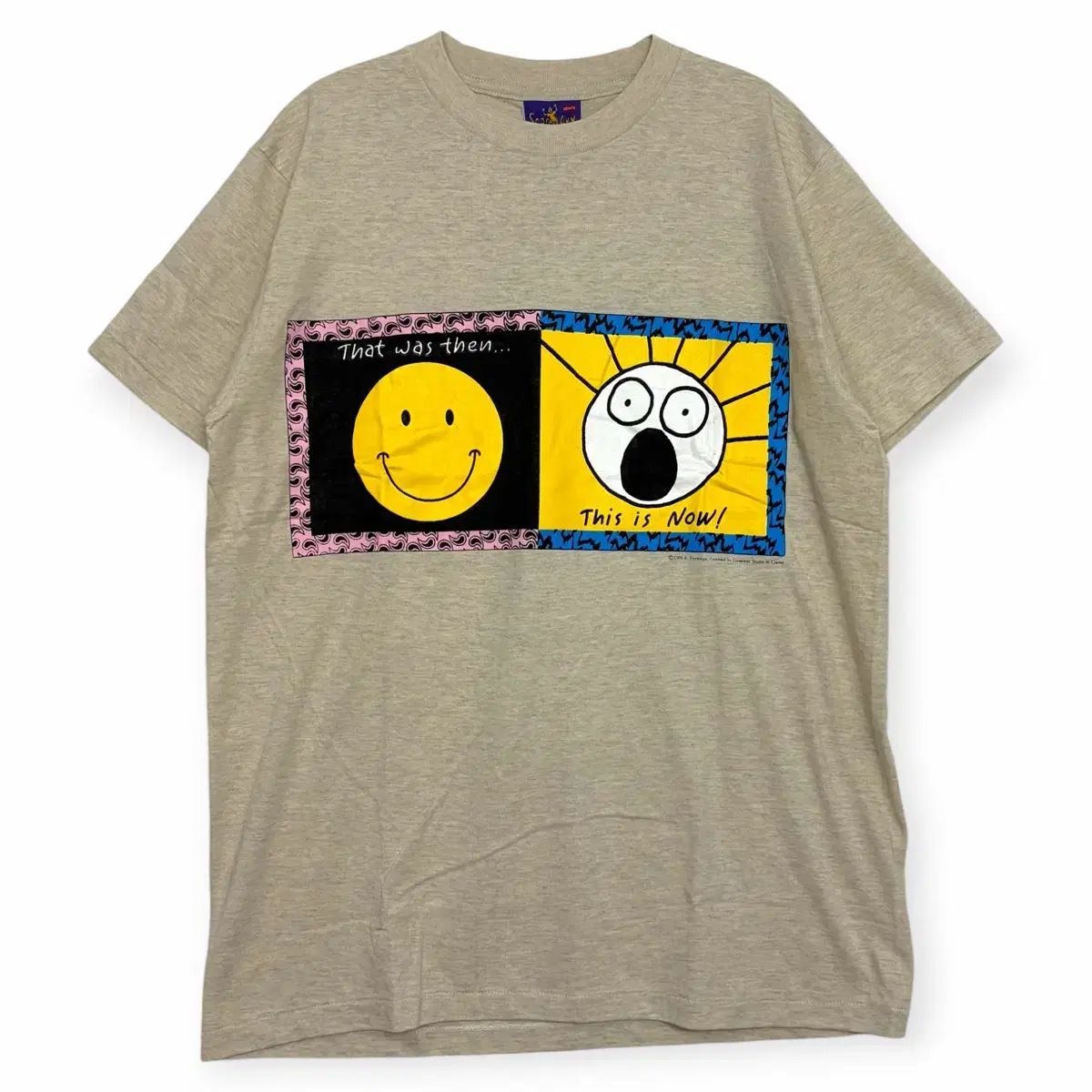 90s リーバイス scared guy プリンティング 半袖 Tシャツ