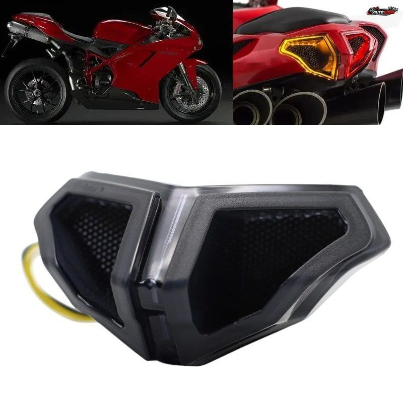 オートバイアクセサリー LED ブレーキランプ テールライト ウインカーライト DUCATI 848 EVO 2008-2014 1098 1199 2007-2013 2011 2012用
