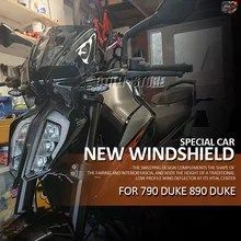 790 890 DUKE オートバイ用ウインドスクリーン ウインドシールド ウインドディフレクター ウインドシールドカバー スクリーンレンズ 790DUK