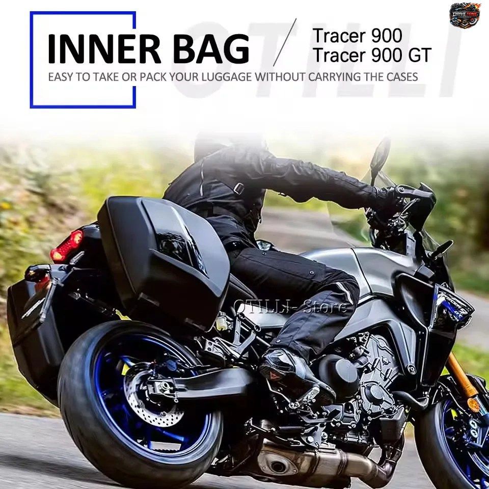 ヤマハ TRACER 9 / 900 GT 9GT 900GT 2020-2024 用 オートバイ用防水サイドケースボックスラゲッジライナーインナーバッグ収納サドルバッグ