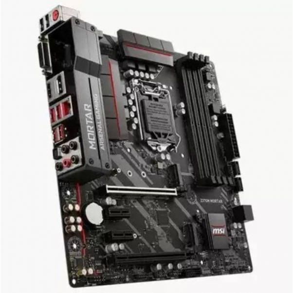 MSI Z370M MORTAR Intel Z370 LGA1151 DDR4-4000 64GB M.2 SATA GbE
