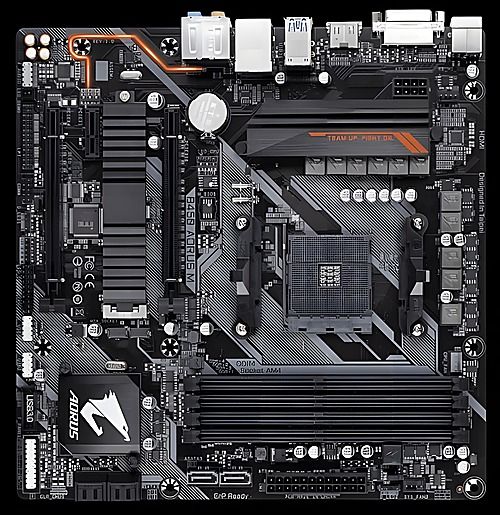 GIGABYTE B450 AORUS M AMD B450 AM4 DDR4-3200 128GB M.2 SATA