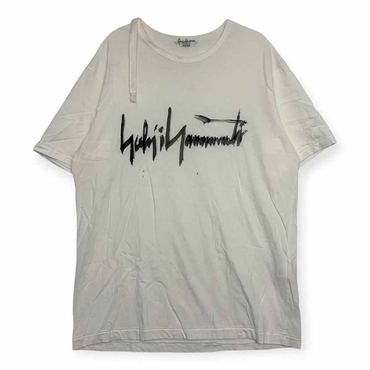YOHJI YAMAMOTO ヨウジヤマモト パターン レタリング 半袖 Tシャツ