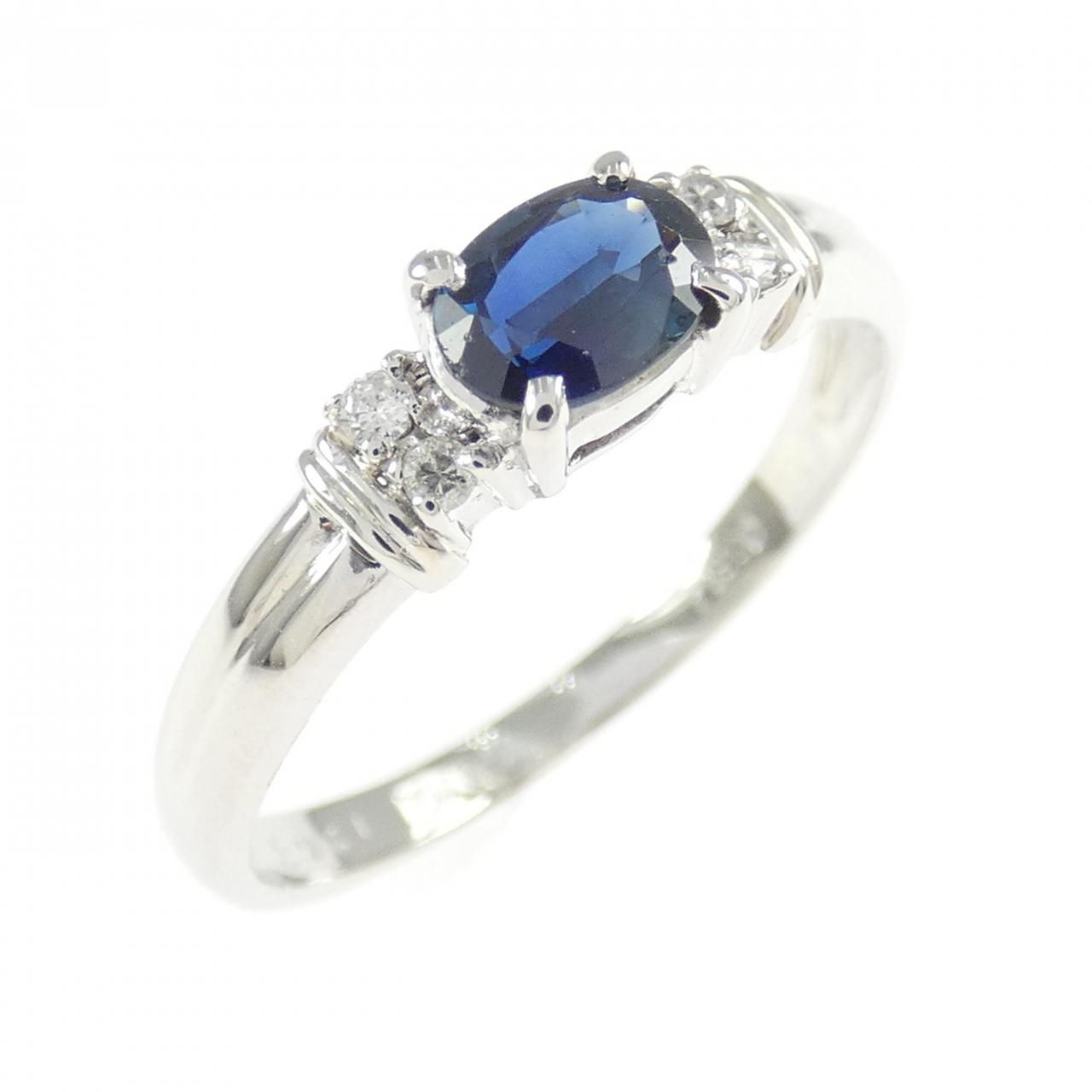 PT900 サファイヤ リング 0.41CT