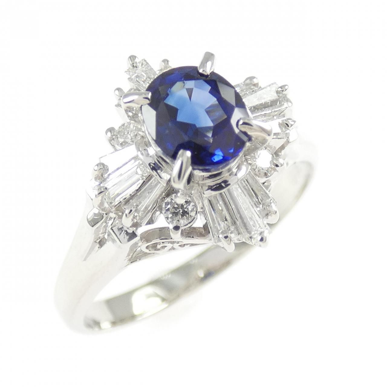 PT900 サファイヤ リング 0.69CT