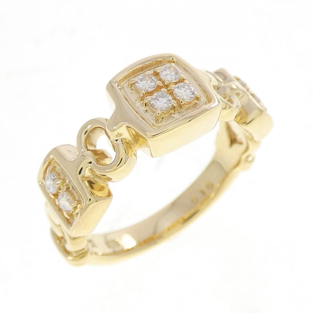 K18YG ダイヤモンド リング 0.16CT