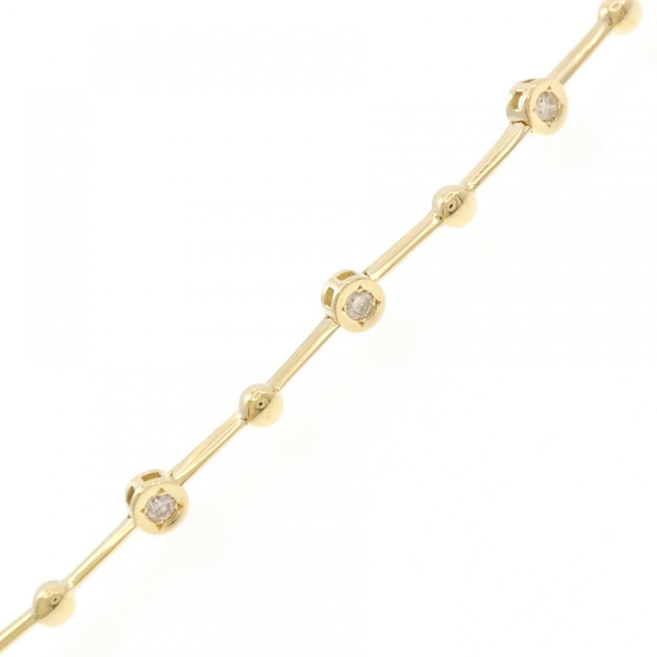 K18YG ダイヤモンド ブレスレット 0.28CT