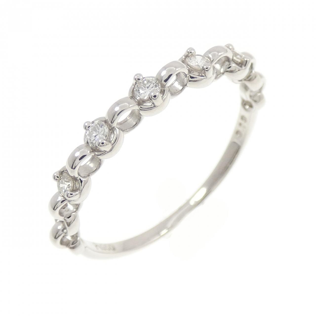 PT950 ダイヤモンド リング 0.10CT