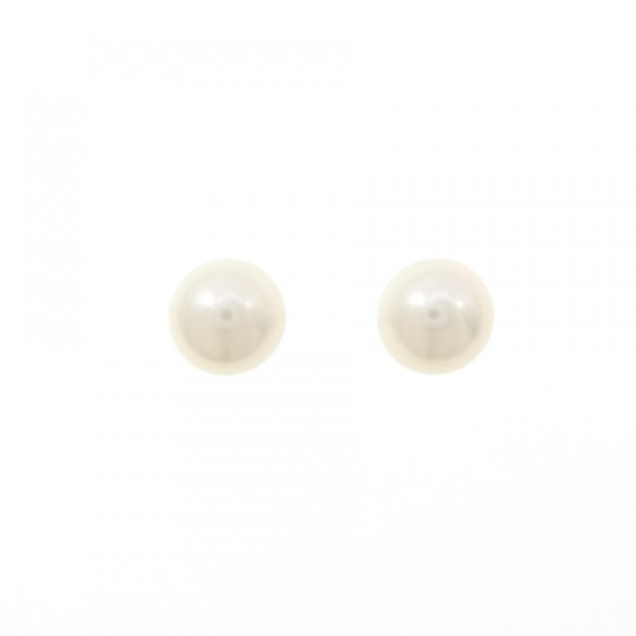 PT900 アコヤパール ピアス 7.9mm