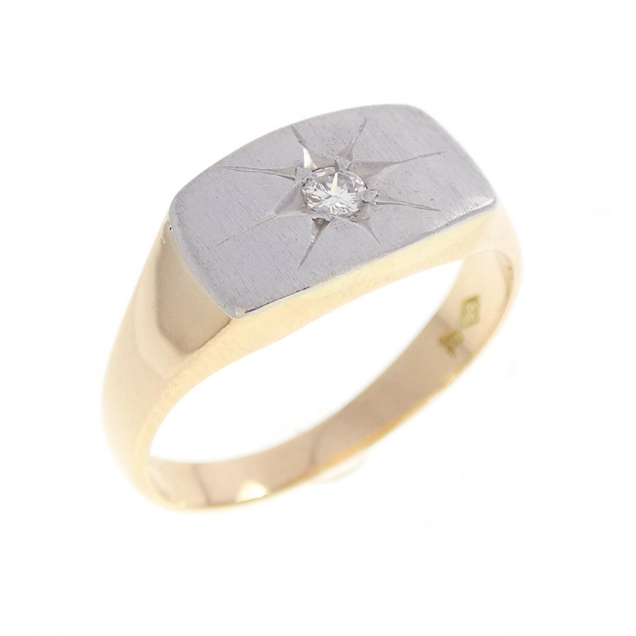 K18PG/PM ダイヤモンド リング 0.04CT