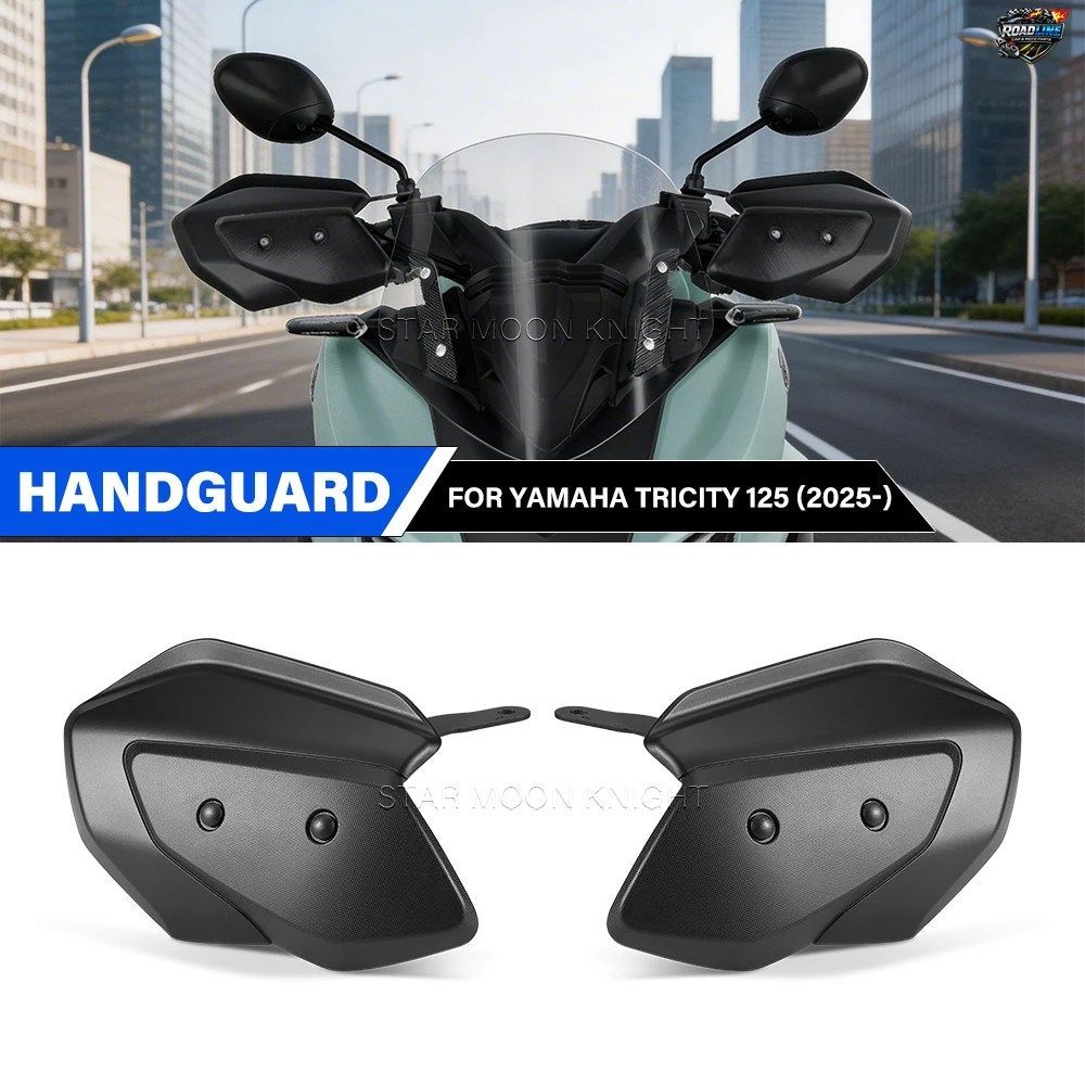 ヤマハ TRICITY125 2025+ 用 オートバイ用ハンドガード ABS ウインドシールド デフレクター ハンドルバープロテクター TRICITY 125 改造パ