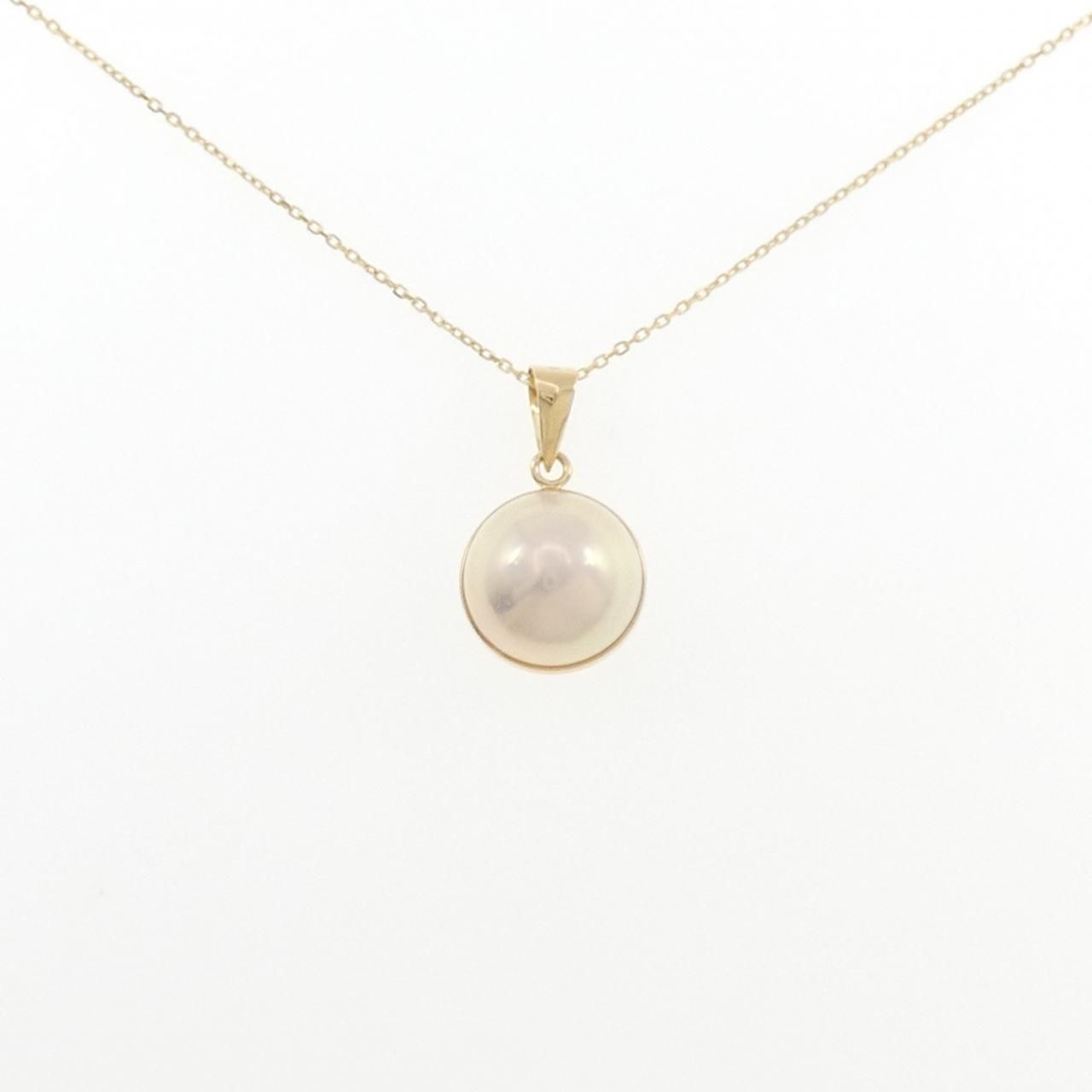 K18YG マベパール ネックレス
