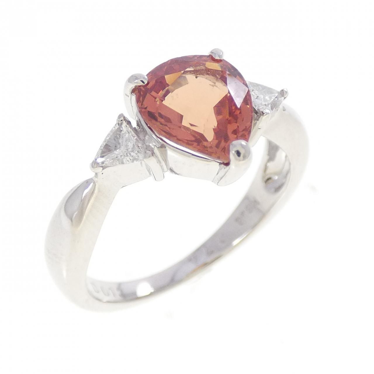 K18WG サファイヤ リング 1.74CT
