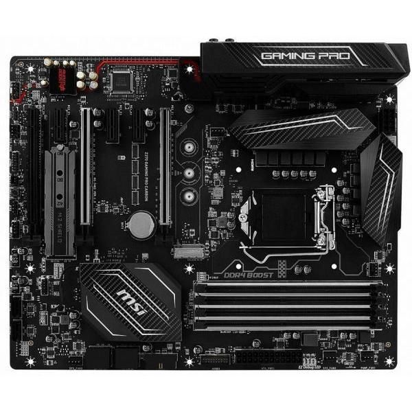MSI Z270 Gaming Pro CARBON Intel Z270 LGA1151 DDR4-3866 64GB M.2 SATA Gigabit LAN Wi-FI Motherboard