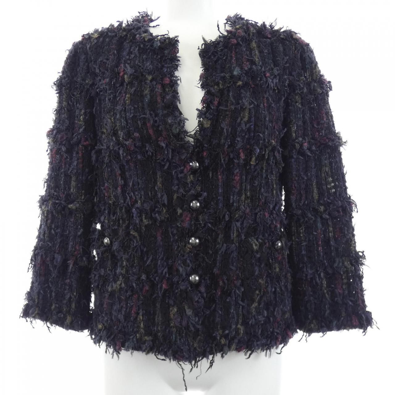 【ヴィンテージ】シャネル CHANEL P27891V17672 06C ノーカラージャケット